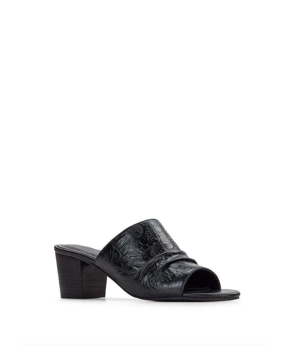 Patricia Nash Poema Sandal - Tooled - Black