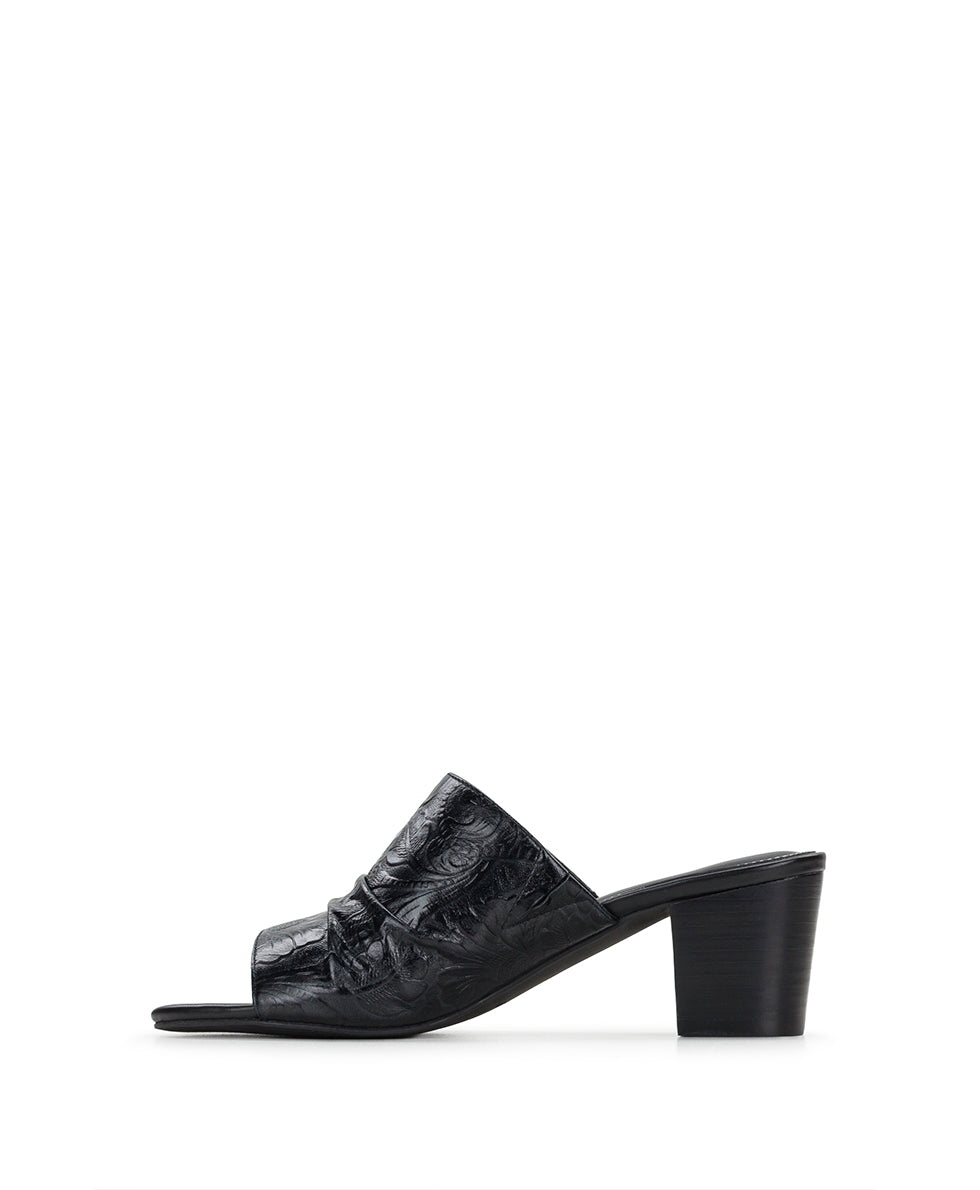 Patricia Nash Poema Sandal - Tooled - Black