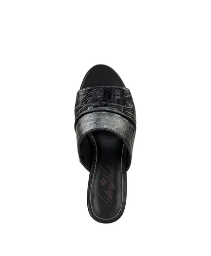 Patricia Nash Poema Sandal - Tooled - Black