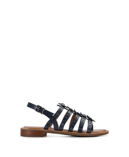 Patricia Nash Erba Sandals - Studded - Denim Blue