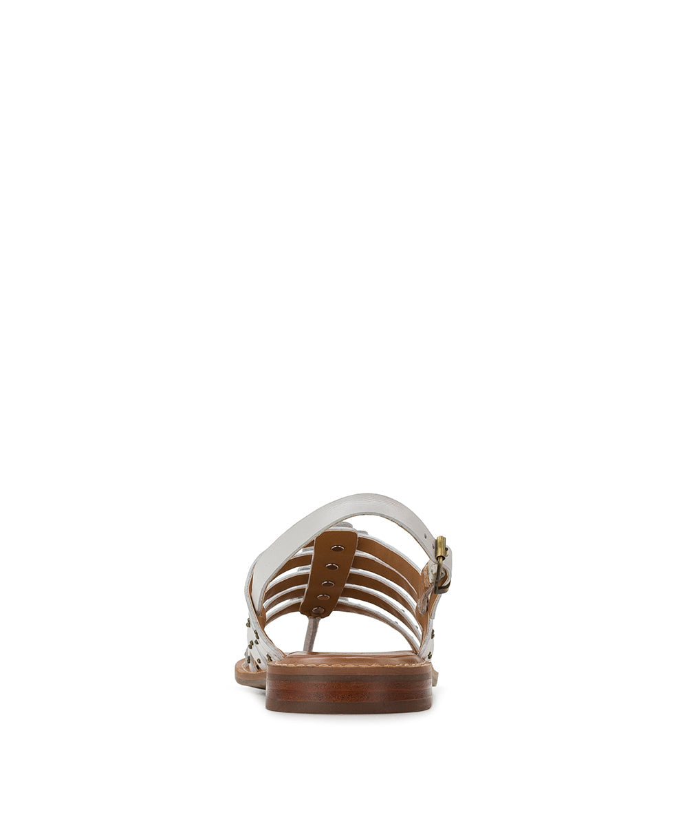 Patricia Nash Erba Sandals - Studded - Chalk White