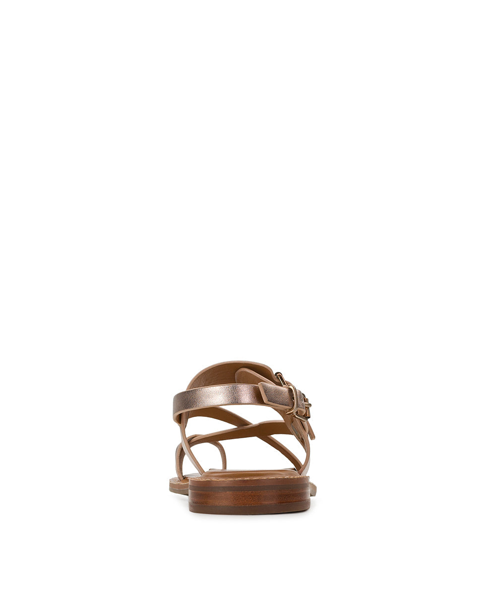 Patricia Nash Fidella Sandals - Metallic - Champagne