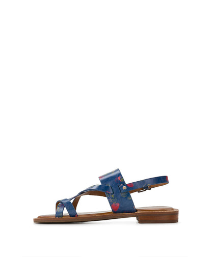 Patricia Nash Fidella Sandals - Denim Blue Strawberry