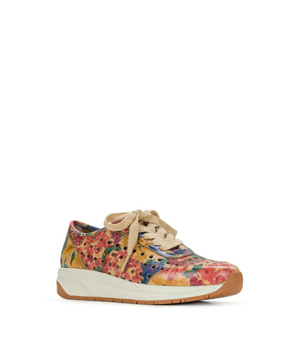 Patricia Nash Milla Perforated Sneaker – Perforated Leather - French Hydrangeas