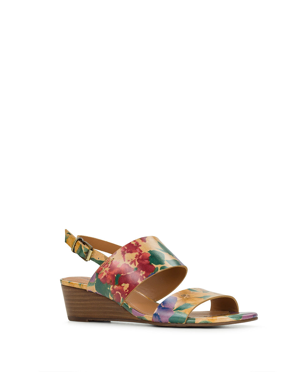 Patricia Nash Mirella Wedge - French Hydrangeas