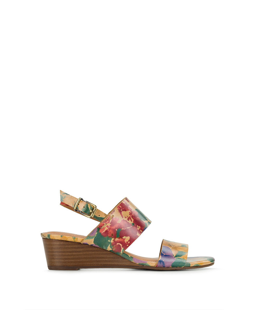 Patricia Nash Mirella Wedge - French Hydrangeas