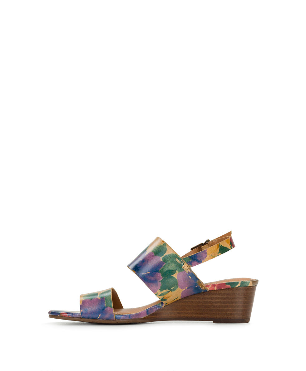 Patricia Nash Mirella Wedge - French Hydrangeas