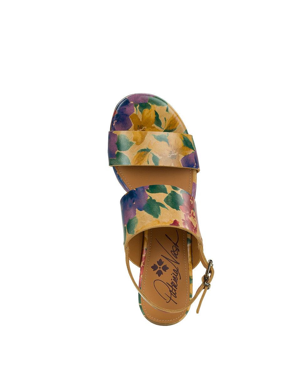 Patricia Nash Mirella Wedge - French Hydrangeas