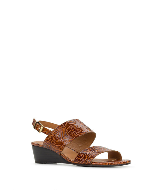 Patricia Nash Mirella Wedge - Tooled