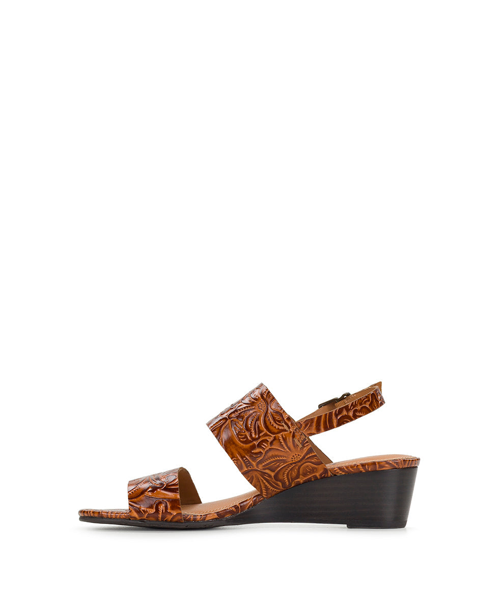 Patricia Nash Mirella Wedge - Tooled