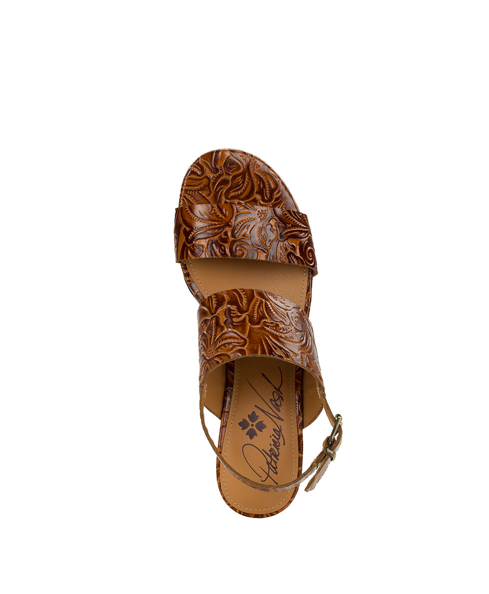 Patricia Nash Mirella Wedge - Tooled