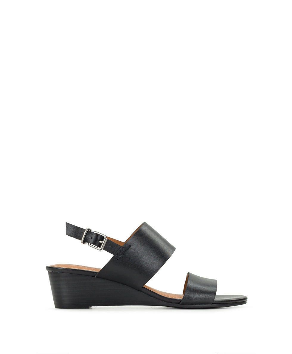 Patricia Nash Mirella Wedge - Leather - Black