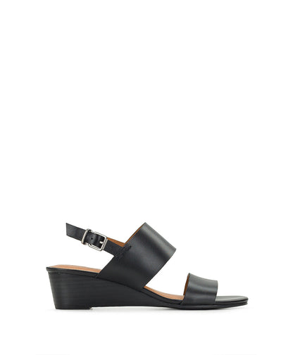 Patricia Nash Mirella Wedge - Leather - Black