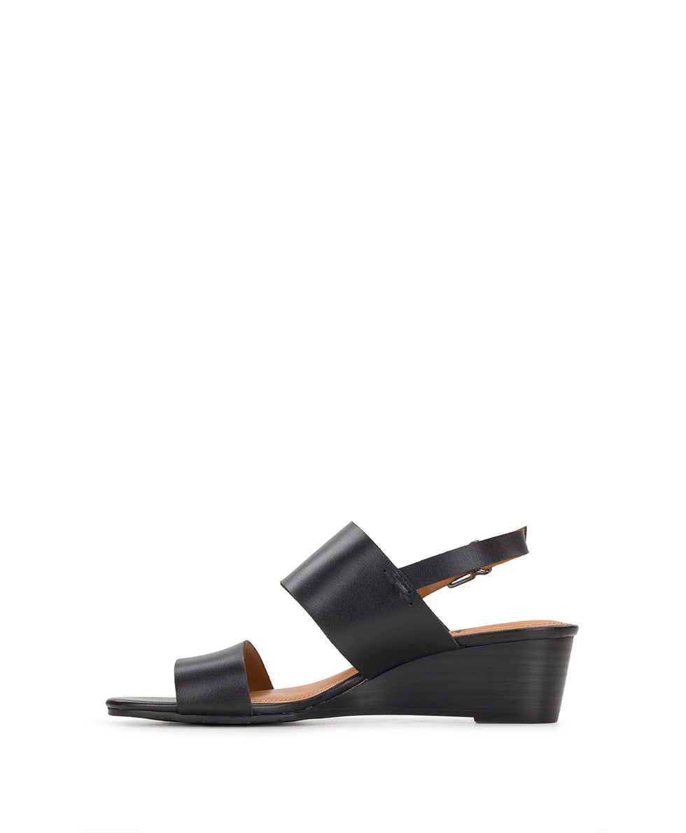 Patricia Nash Mirella Wedge - Leather - Black