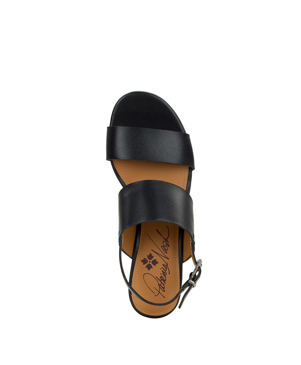 Patricia Nash Mirella Wedge - Leather - Black