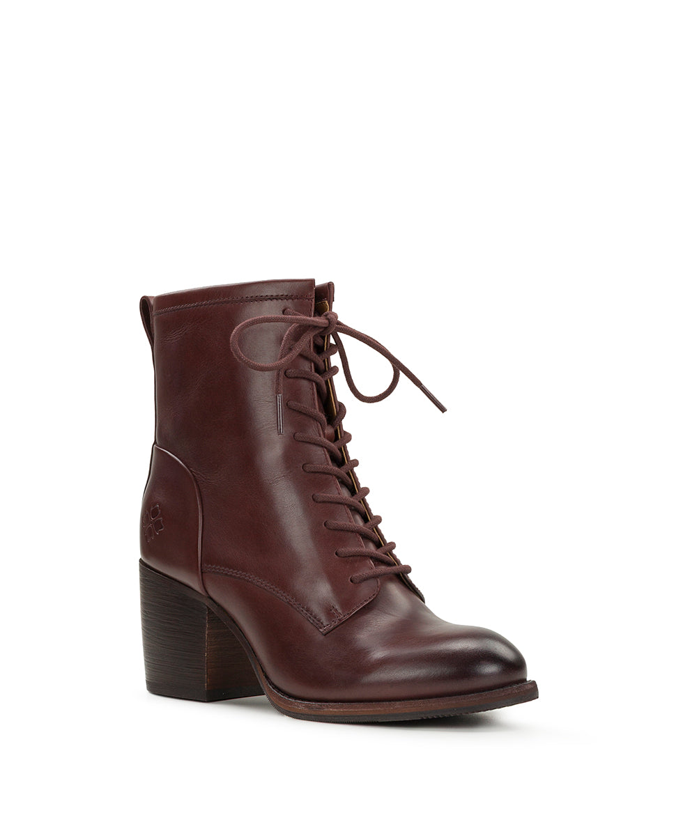 Patricia Nash Sicily Boot - Burnished Leather - Wine