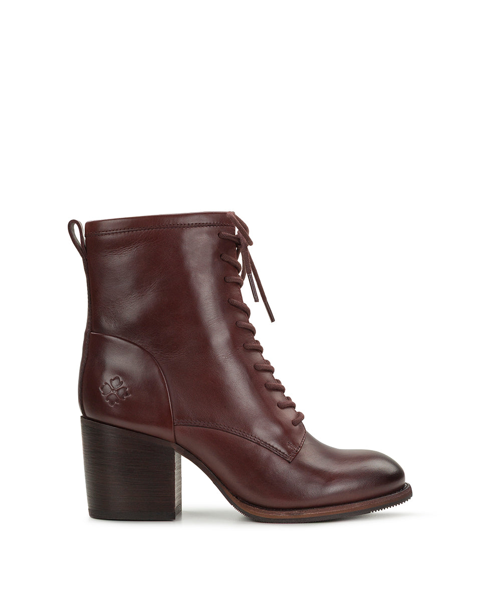 Patricia Nash Sicily Boot - Burnished Leather - Wine