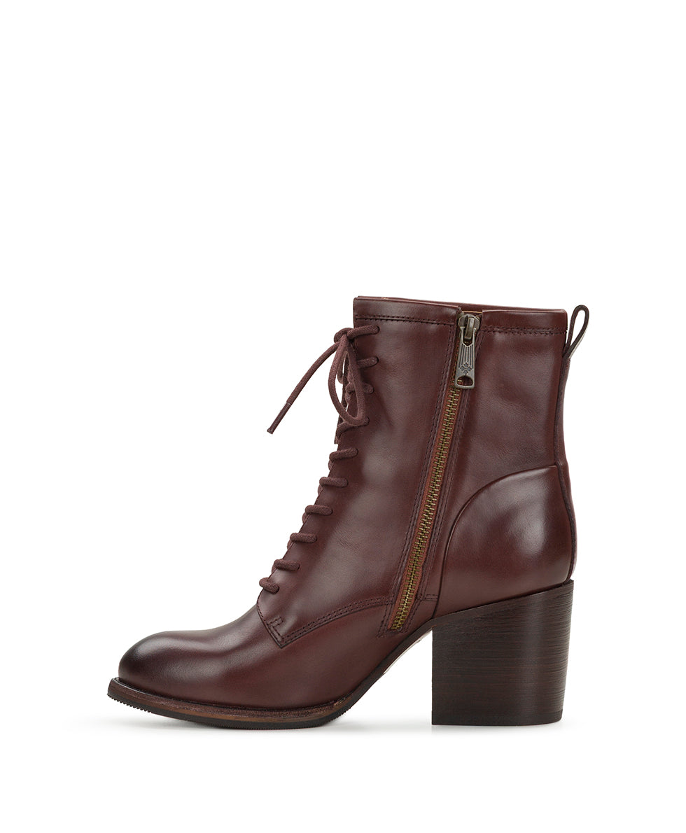 Patricia Nash Sicily Boot - Burnished Leather - Wine