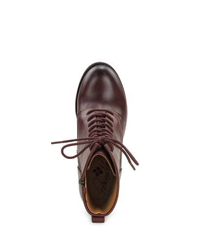 Patricia Nash Sicily Boot - Burnished Leather - Wine