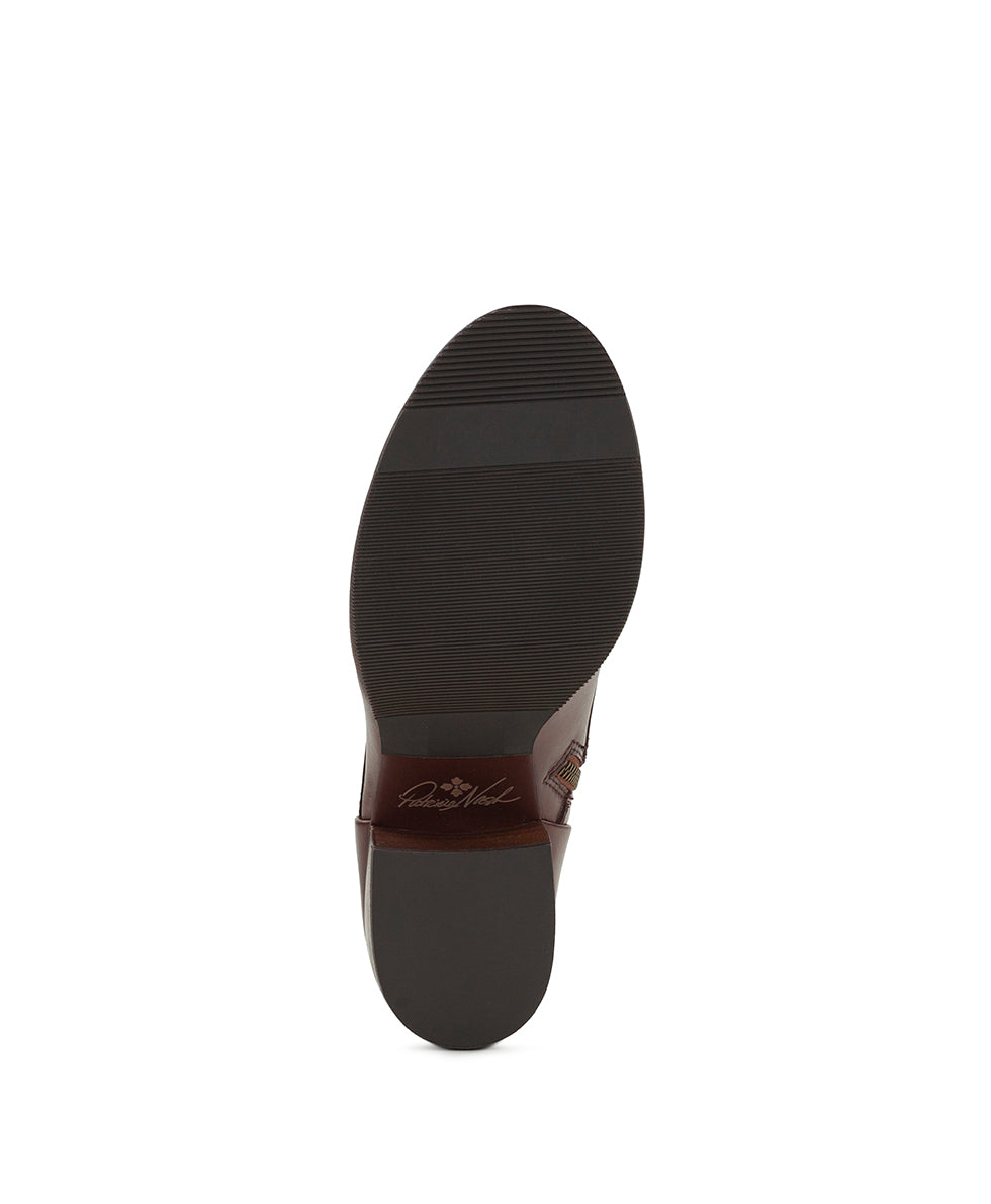 Patricia Nash Sicily Boot - Burnished Leather - Wine