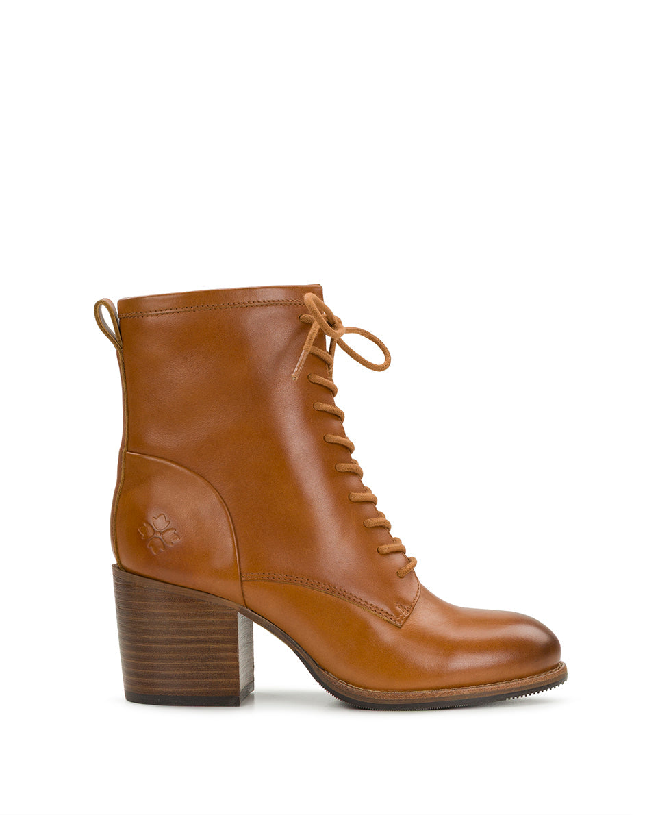 Patricia Nash Sicily Boot - Burnished Leather - Tan