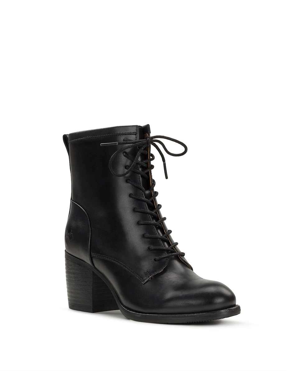 Patricia Nash Sicily Boot - Burnished Leather - Black