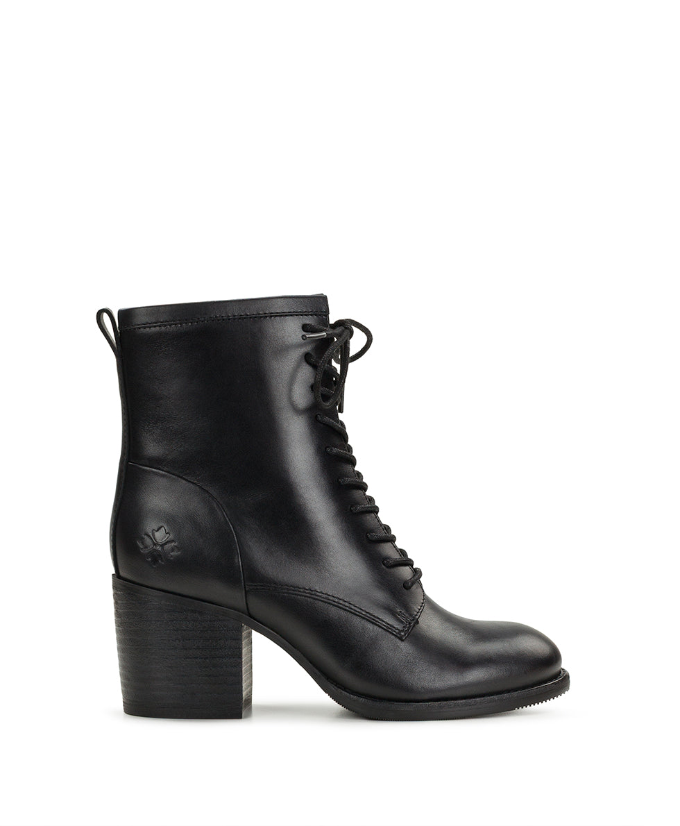 Patricia Nash Sicily Boot - Burnished Leather - Black