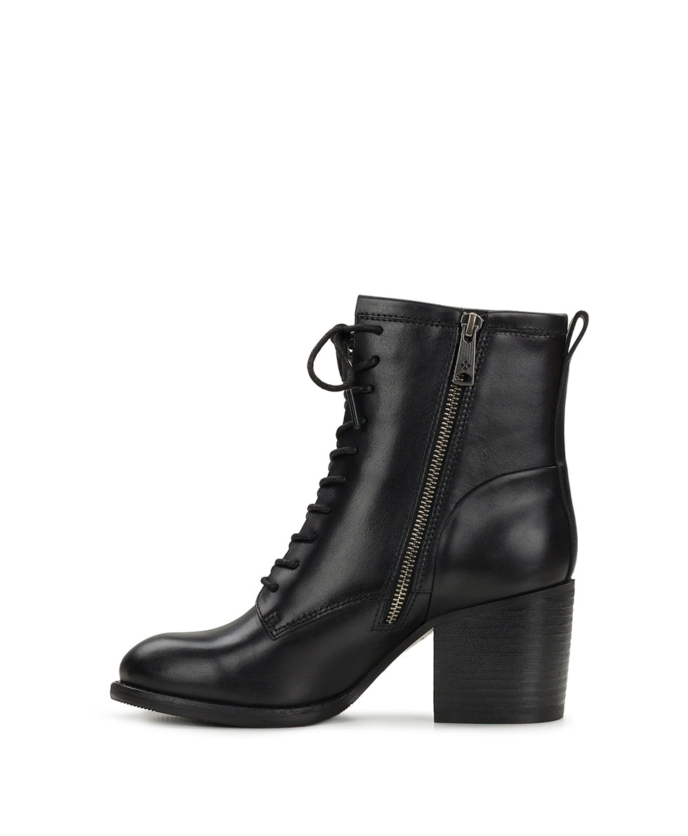 Patricia Nash Sicily Boot - Burnished Leather - Black