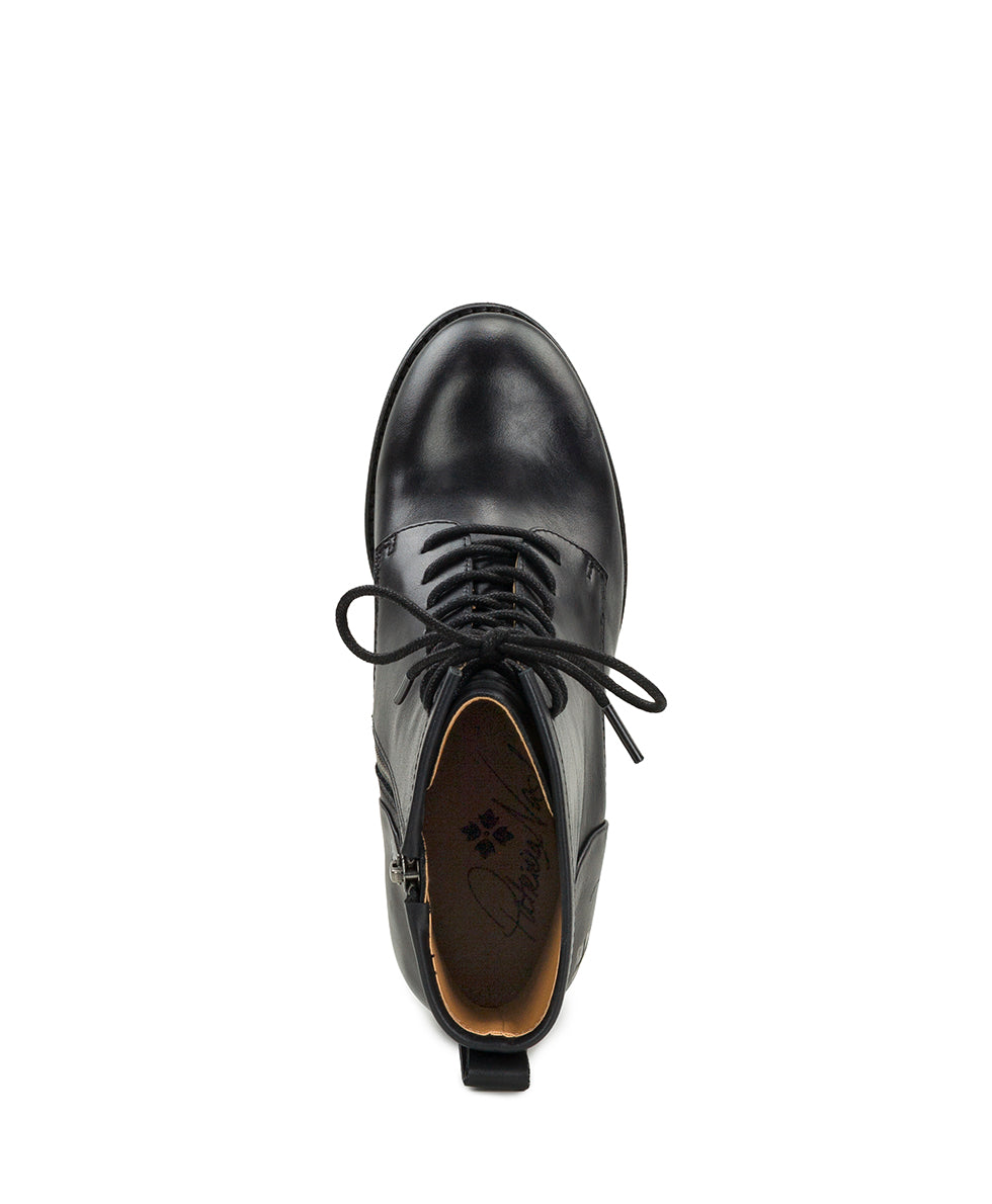Patricia Nash Sicily Boot - Burnished Leather - Black