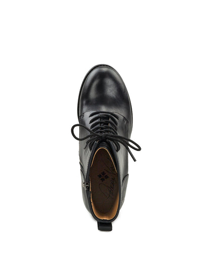 Patricia Nash Sicily Boot - Burnished Leather - Black