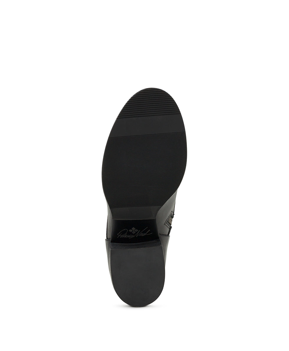 Patricia Nash Sicily Boot - Burnished Leather - Black