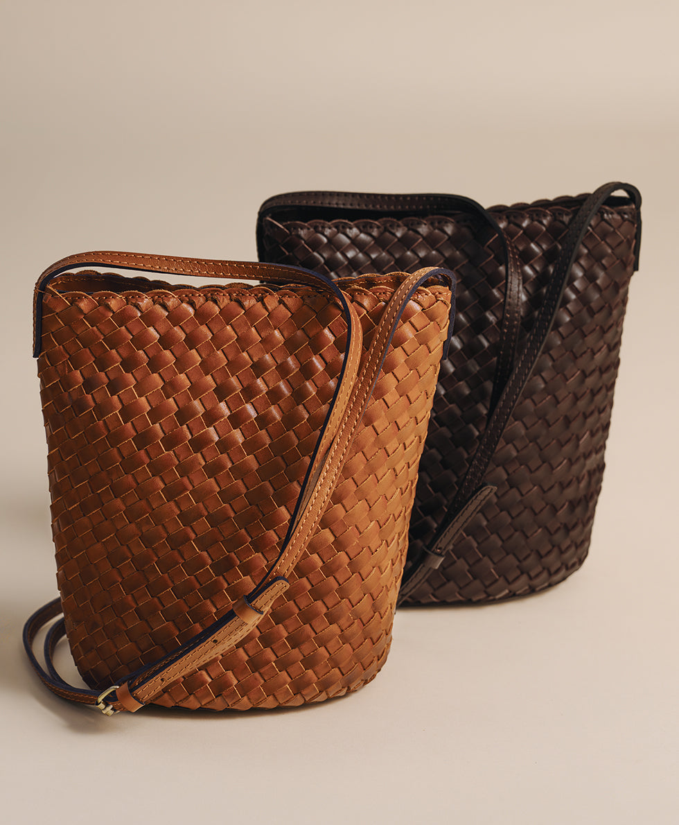 Patricia Nash Darcy Crossbody - Hand Stained Woven