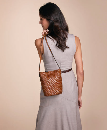 Patricia Nash Darcy Crossbody - Hand Stained Woven