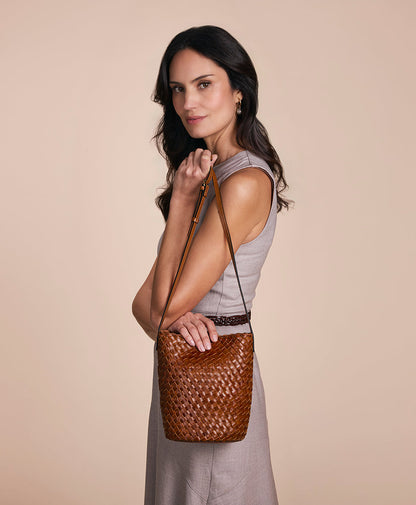 Patricia Nash Darcy Crossbody - Hand Stained Woven