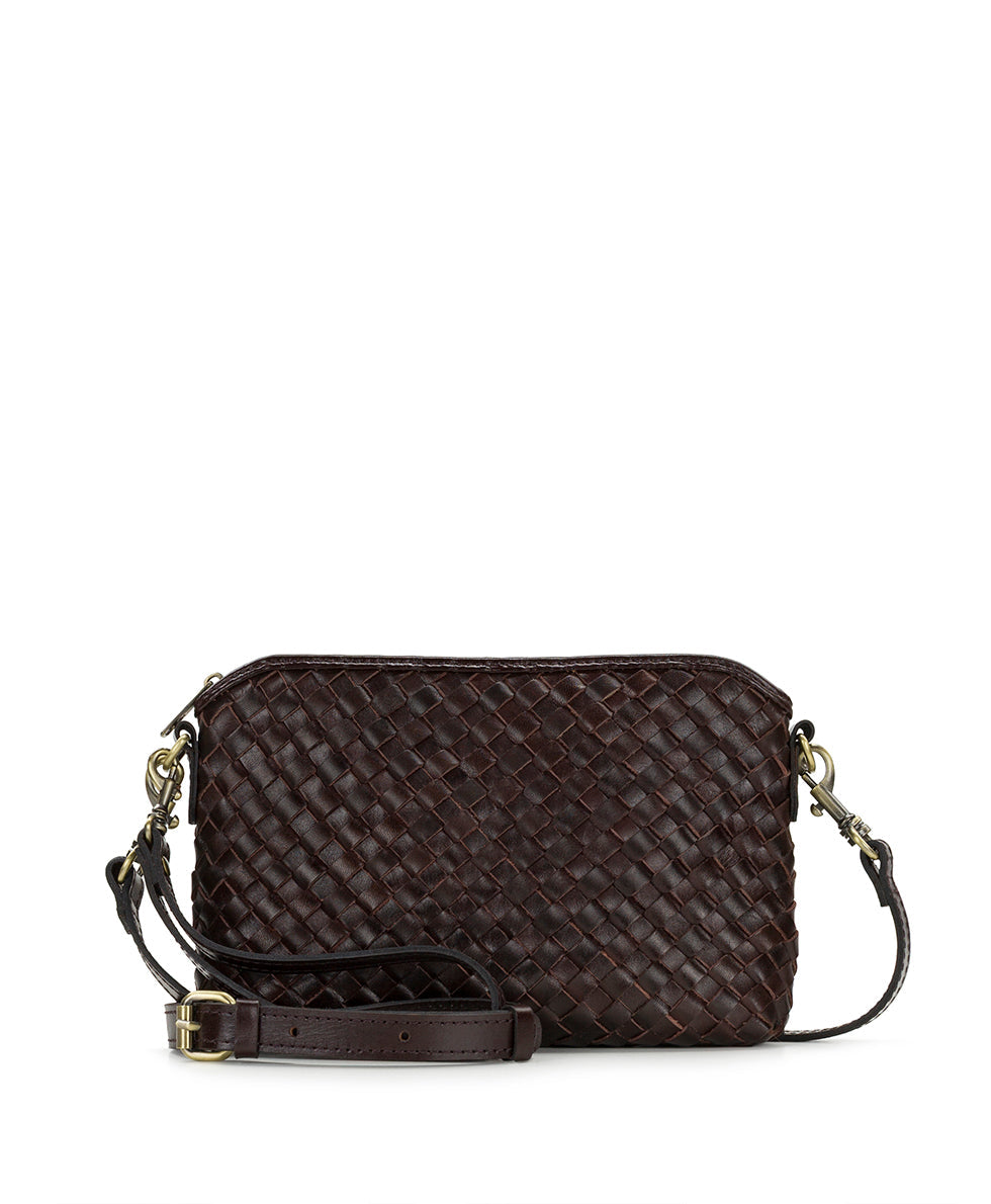 Patricia Nash Sevran Crossbody - Hand Stained Woven