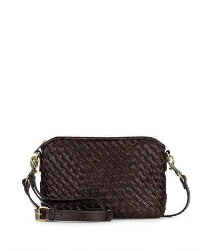 Patricia Nash Sevran Crossbody - Hand Stained Woven