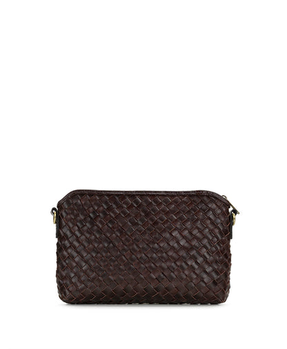 Patricia Nash Sevran Crossbody - Hand Stained Woven