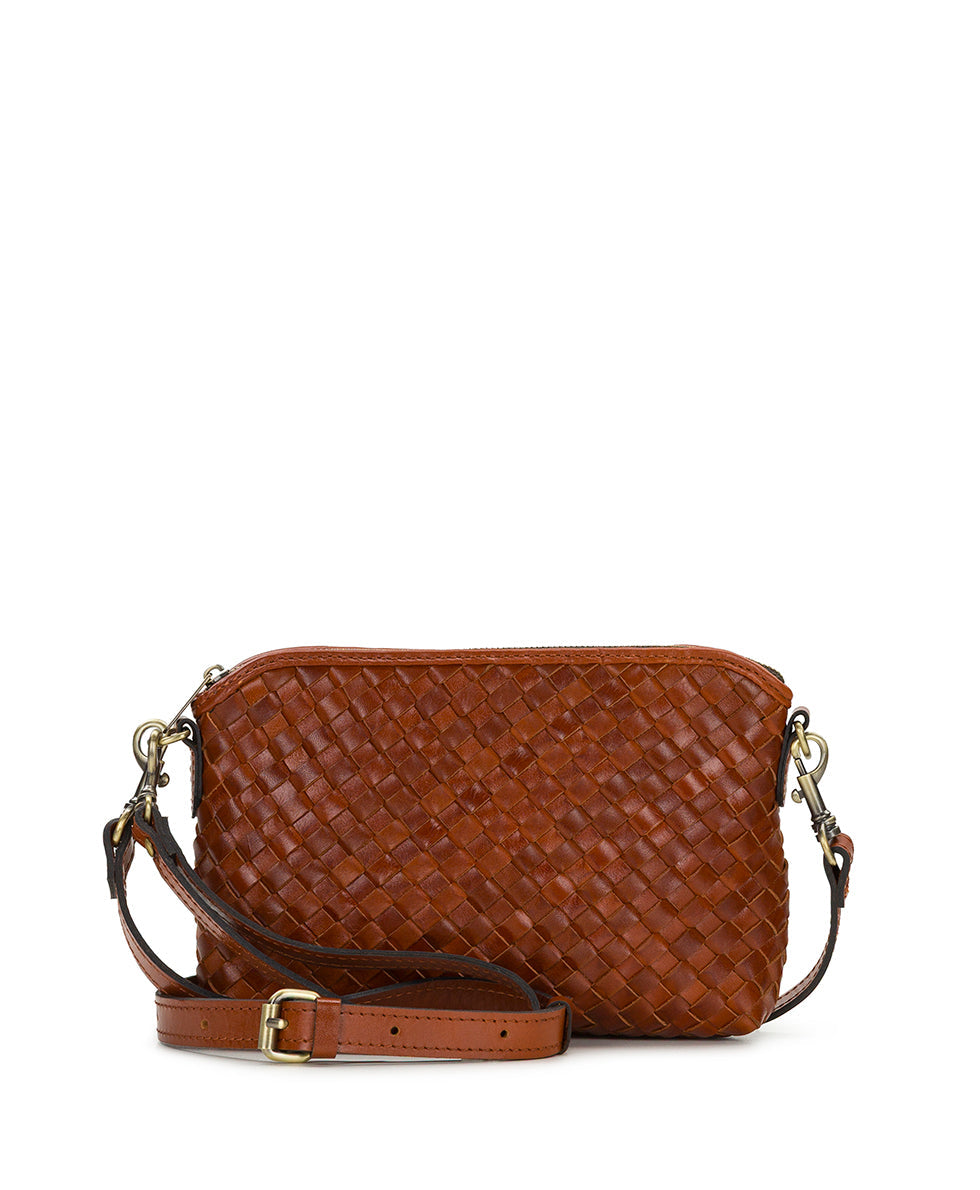 Patricia Nash Sevran Crossbody - Hand Stained Woven