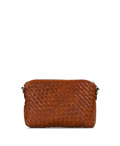 Patricia Nash Sevran Crossbody - Hand Stained Woven