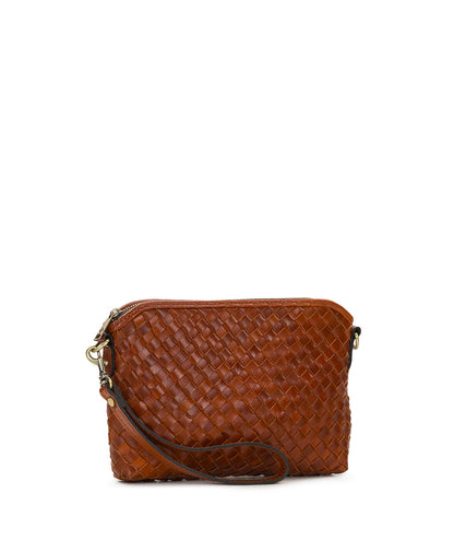 Patricia Nash Sevran Crossbody - Hand Stained Woven