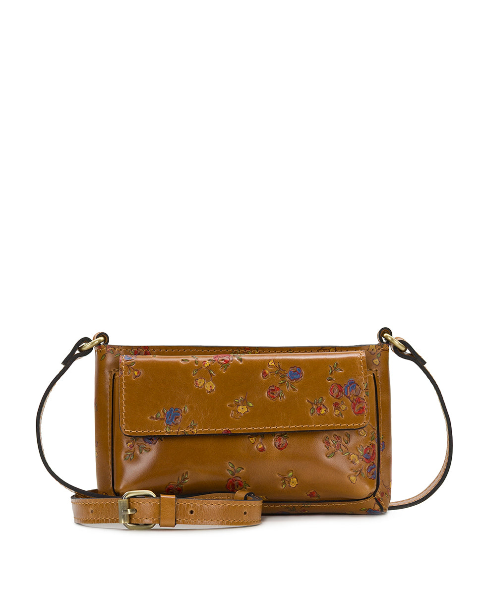 Patricia Nash Dovera Crossbody - Fleur de Jardin Embossed