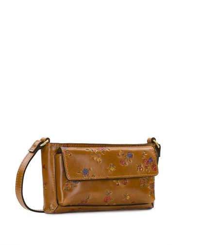 Patricia Nash Dovera Crossbody - Fleur de Jardin Embossed