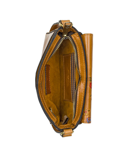 Patricia Nash Dovera Crossbody - Fleur de Jardin Embossed