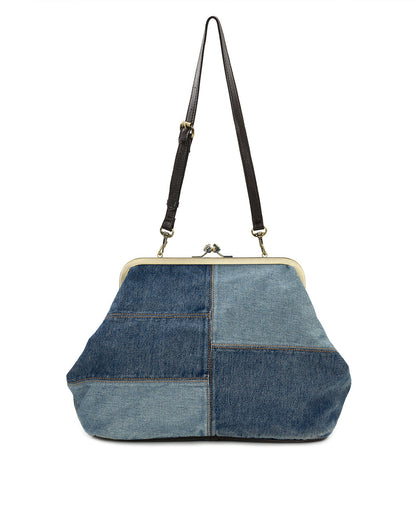 Patricia Nash Serafina Large Frame Bag - Patchwork Denim
