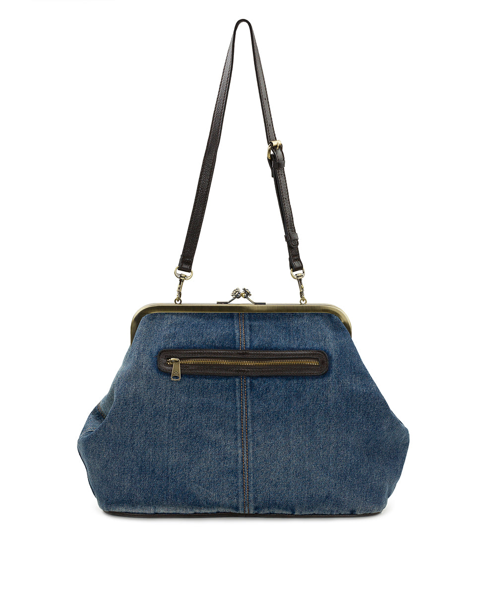 Patricia Nash Serafina Large Frame Bag - Patchwork Denim