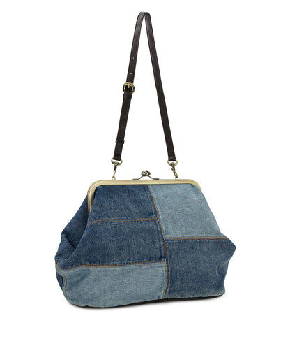 Patricia Nash Serafina Large Frame Bag - Patchwork Denim