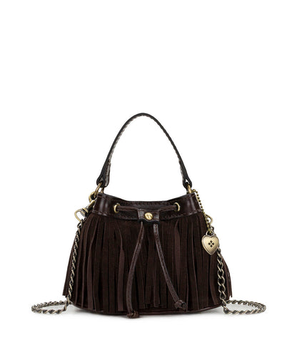 Patricia Nash Mini Elisa Chain Crossbody - Suede
