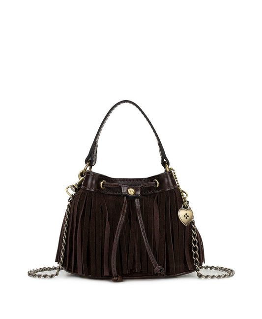 Patricia Nash Mini Elisa Chain Crossbody - Suede