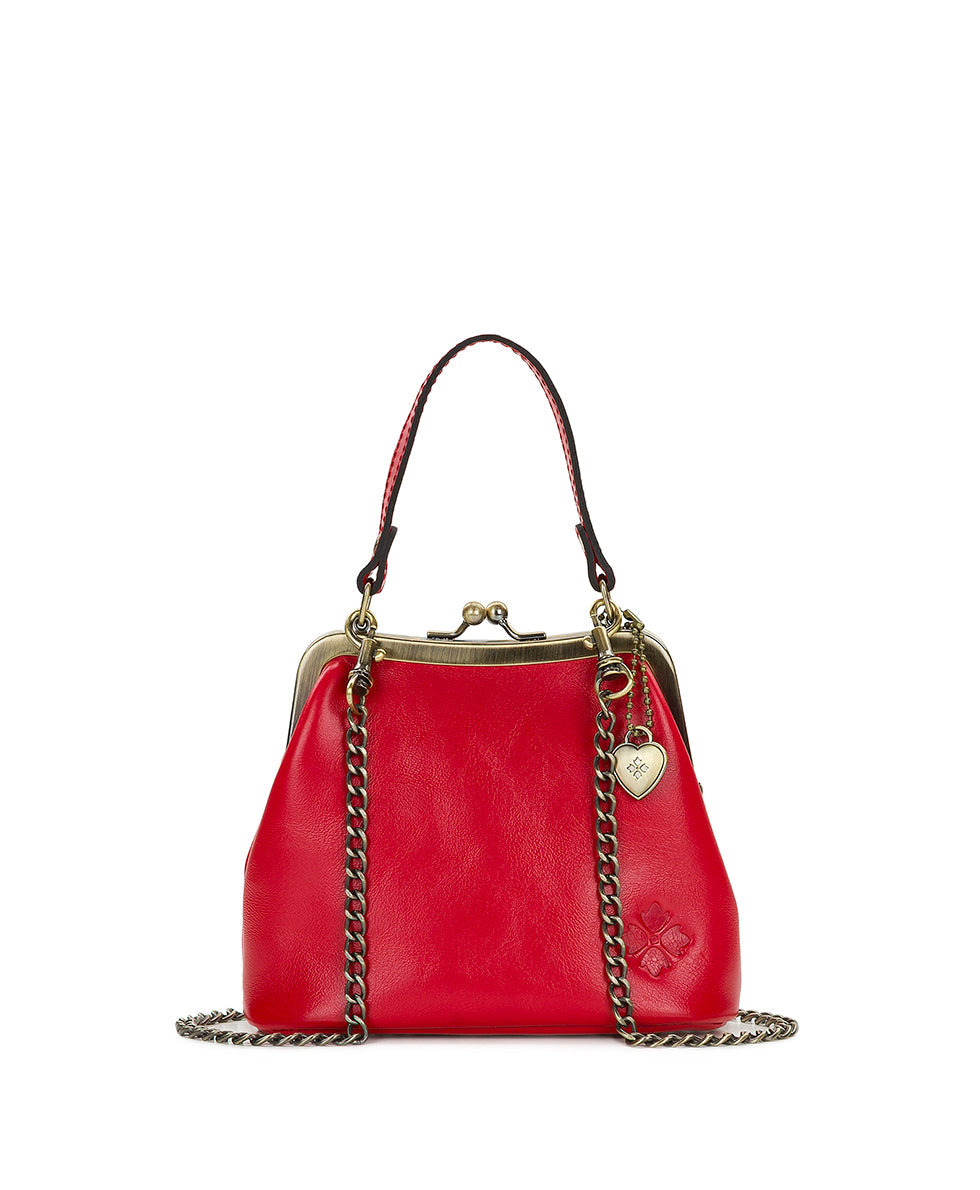 Patricia Nash Mini Laureana Chain Crossbody - Vintage Distressed Leather