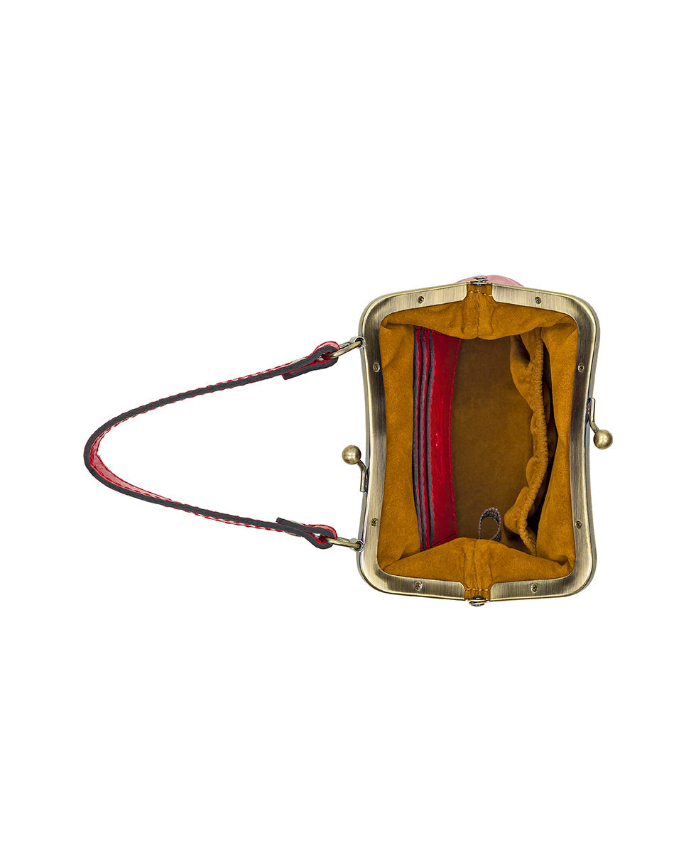 Patricia Nash Mini Laureana Chain Crossbody - Vintage Distressed Leather